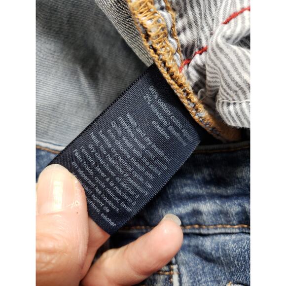 Tommy Hilfiger Jeans Size 14 Womens Blue Pants Stretch Mid Rise Amherst Skinny - Picture 4 of 13